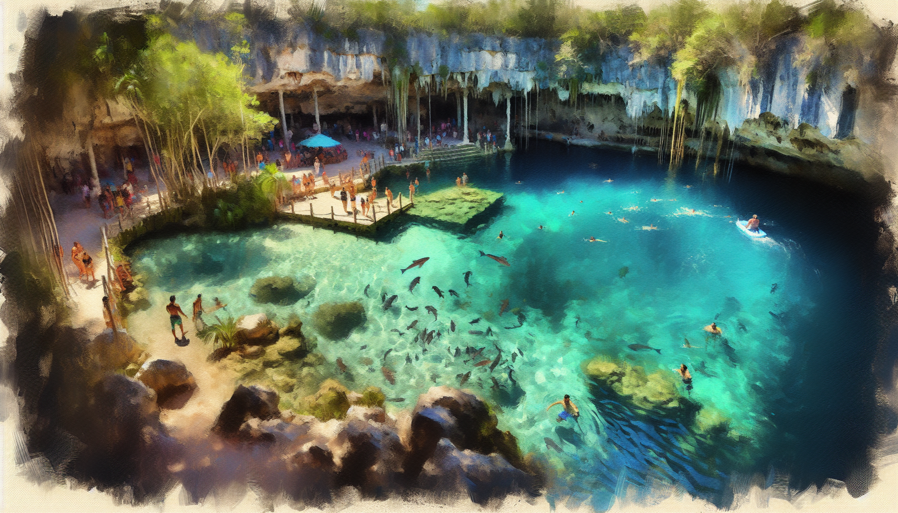 The Enchantment of Cenote Azul: A Family-Friendly Paradise in Mexico
