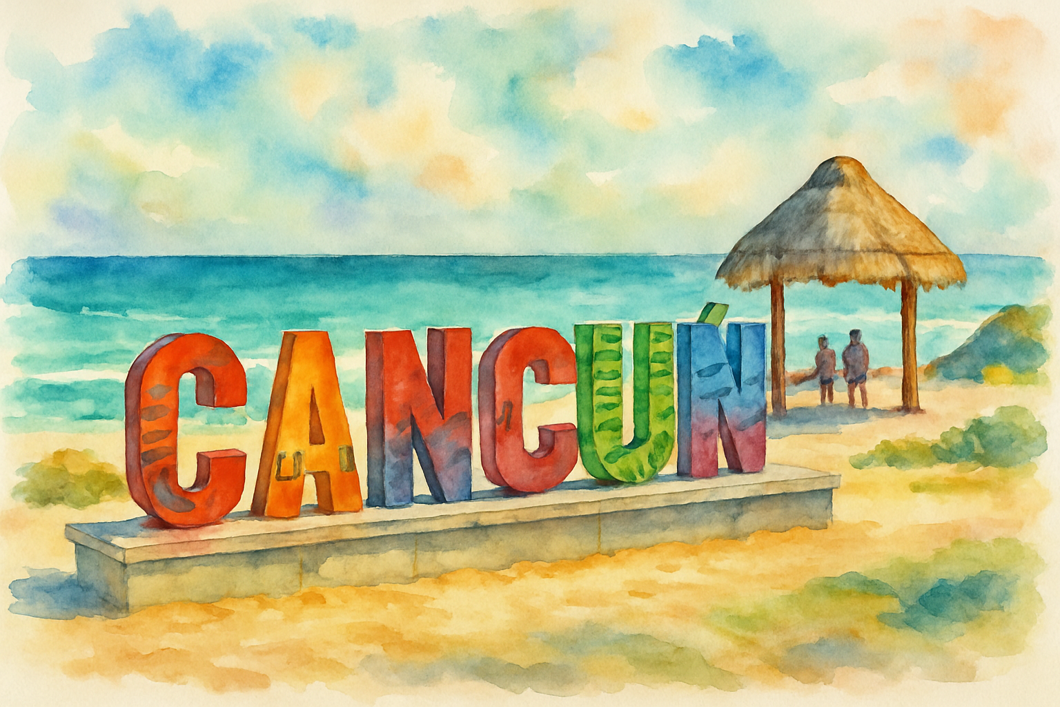 Experience Cancun: The Iconic Sign at Playa Delfines