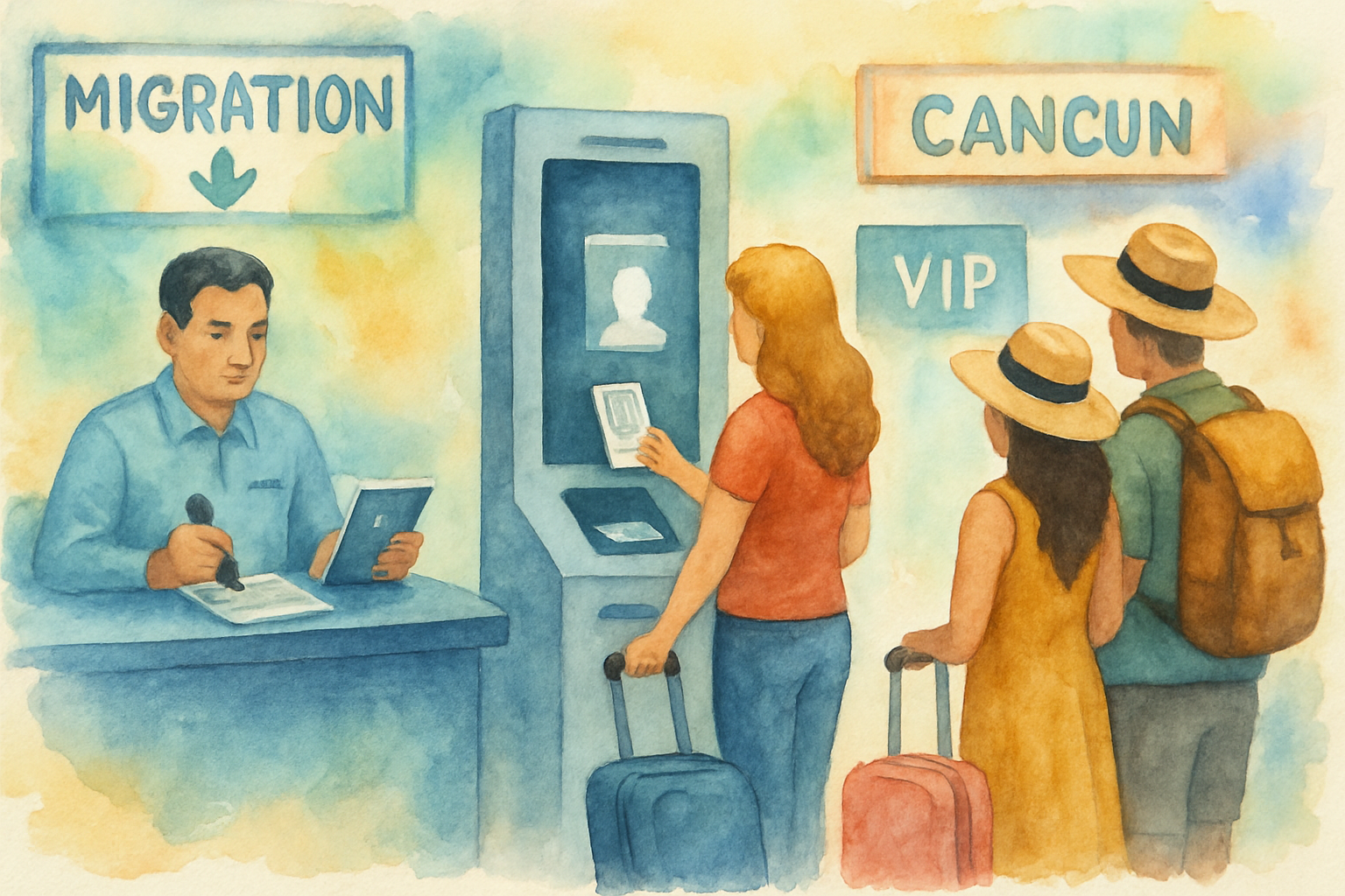 Simplified Immigration Process at Cancun International Airport
