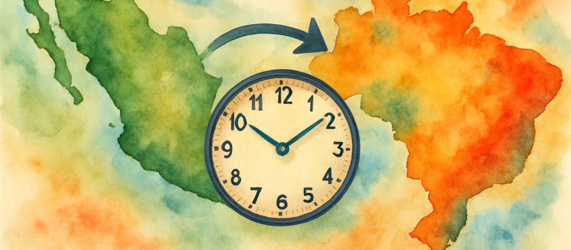 Understanding the Time Difference Between Mexico and Brazil
