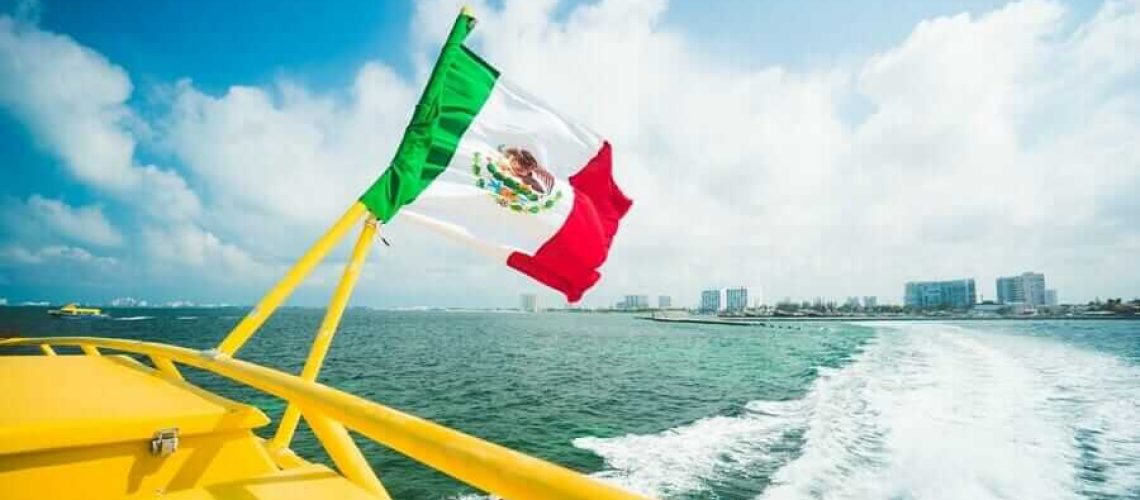 Mar em Cancún